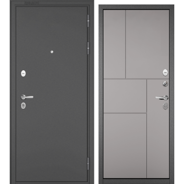 BUIDOORS 90 MP Серая (RAL 7024)-бетон светлый ФЛ-290